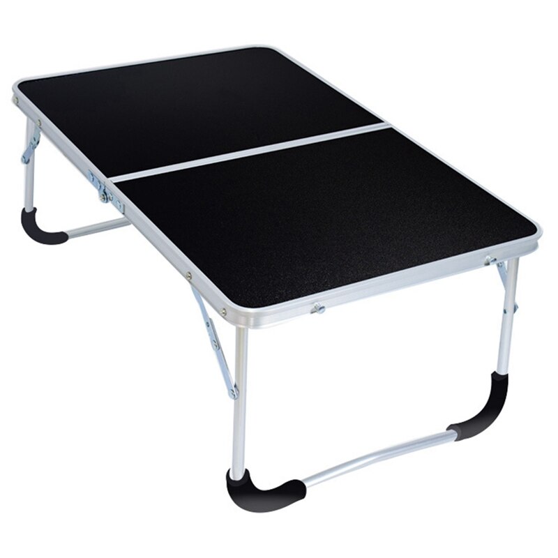 Portable Folding Table Multifunctional Folding Table Portable Picnic Rack Laptop Table for Outdoor Camping,Black: Default Title