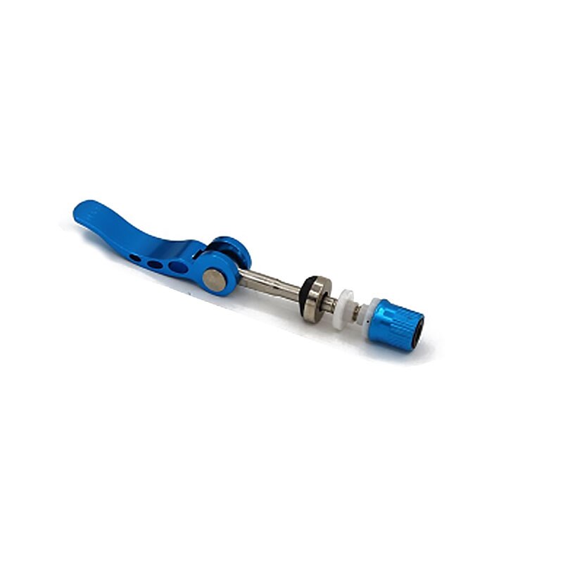 1PC Cycling Bicycle Quick Release Aluminium Bike Seat Post Clamp Seatpost Mountain Bike Seat Tube Clamp Bicycle Accessories: Blue