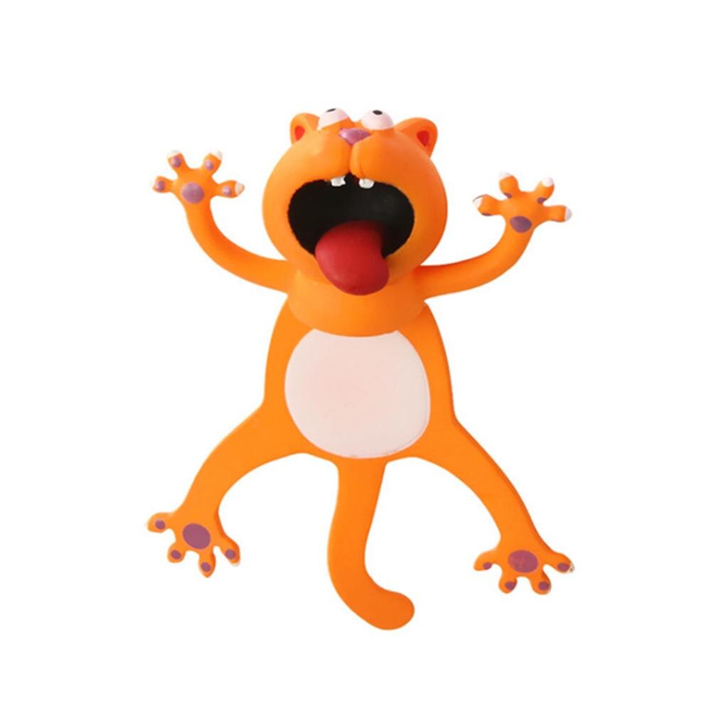 3D Animal Wacky Bookmarks Cute Book Marks Cartoon Bookmark for Kids Teens Boys Girls Help with Reading: Cat