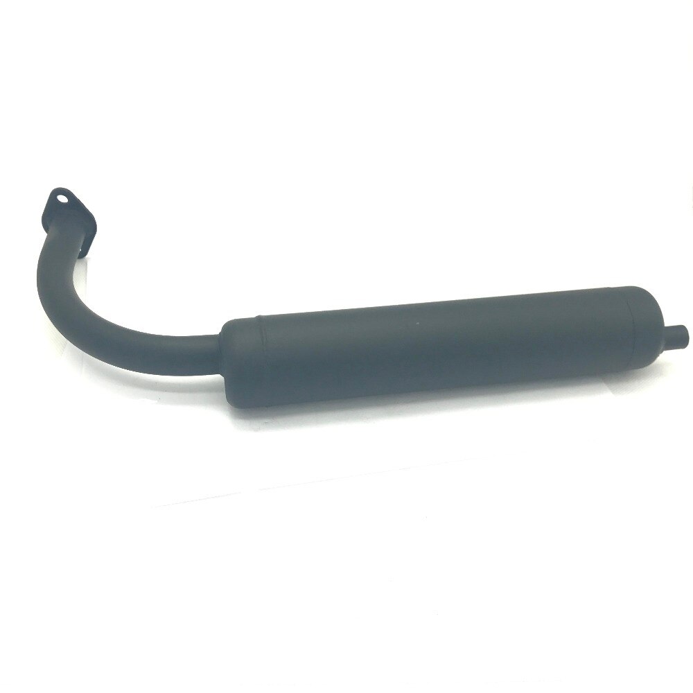 Muffler Exhaust Pipe 49cc 50cc 66cc 80cc 2-Stroke Engine Motorized Bicycles Bike Black