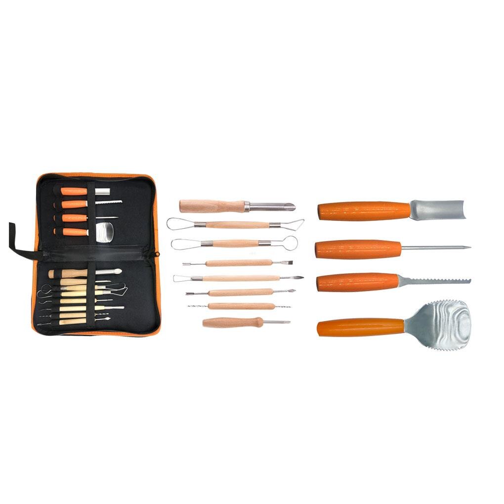 Pumpkin Carving Tool Kit Stainless Steel Pumpkin Lantern Tools Set Halloween Decoration Cutters