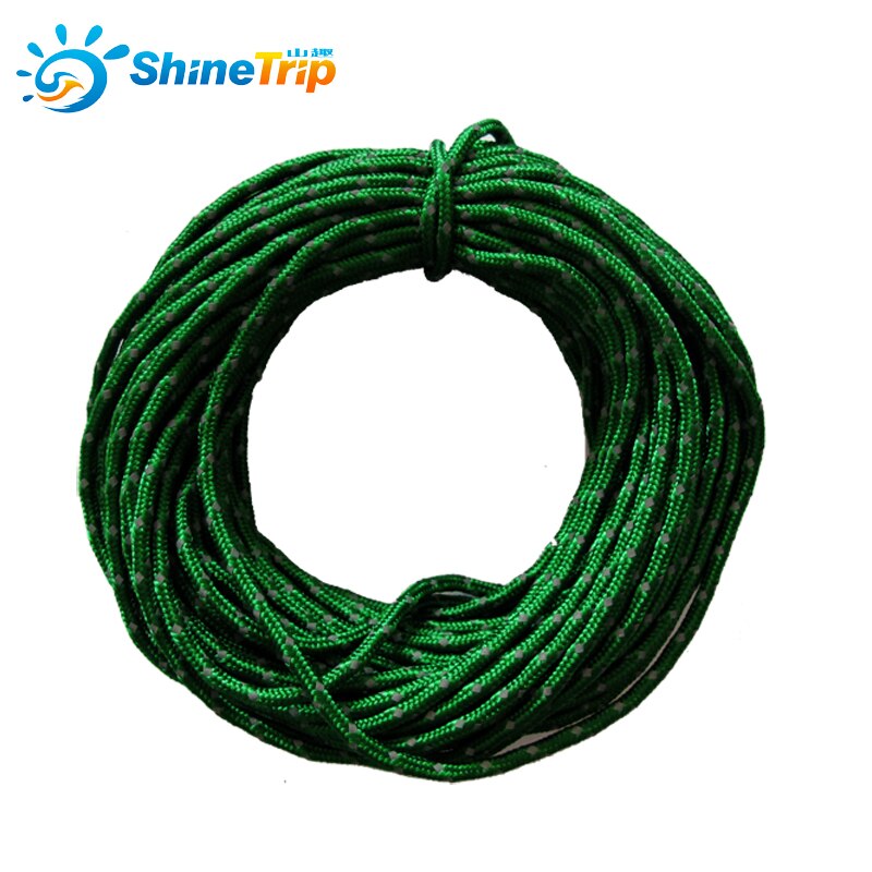 Corde de tente paracorde réfléchissante, 2.5mm, multifonctionnelle, audacieuse, fixe, corde à linge réfléchissante, polyvalente, 50 pieds