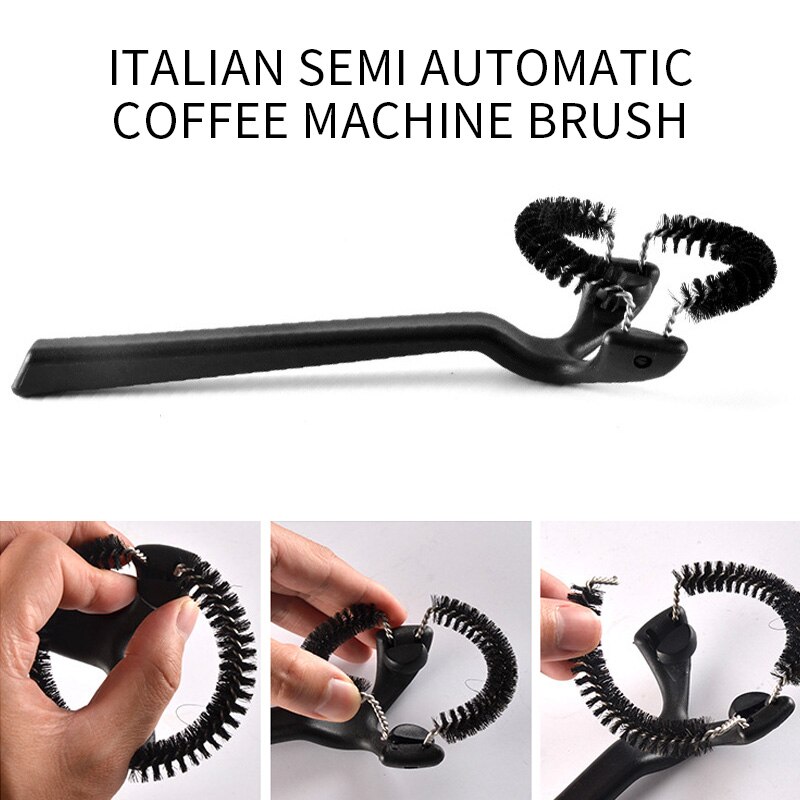 Koffie Machine Borstels Cafe Grinder Cleaner Koffie Machine Brouwen Hoofd Schoon Borstel Espresso Siliconen Cleaner Gereedschap Accessoires