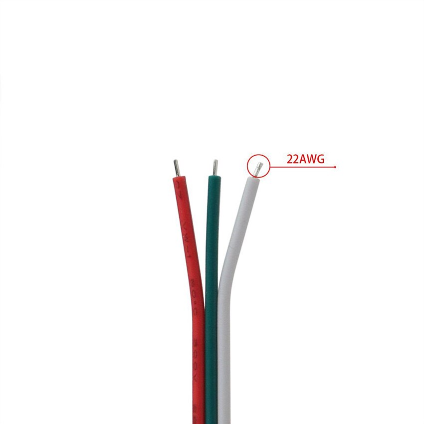 2Pin 3Pin 4Pin JST SM Male Female Plug Connector Cable Wire For WS2812B WS2812 WS2811 LED Strip Lamp Wire Quick Connectors