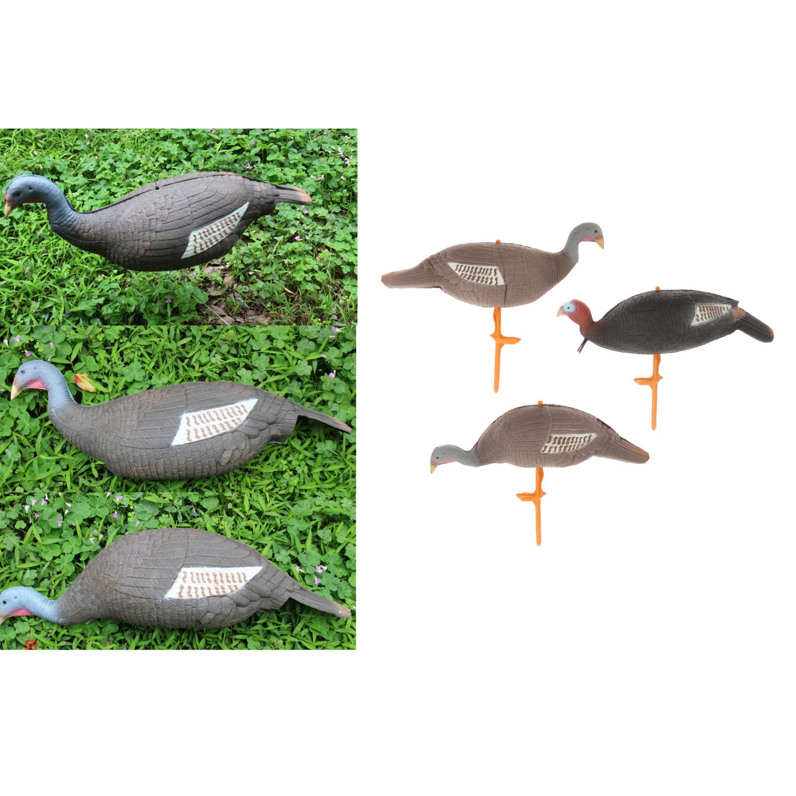 3D Mallard Turkey Decoys Fishing Animals Turkey Yard Waterscape Landscape