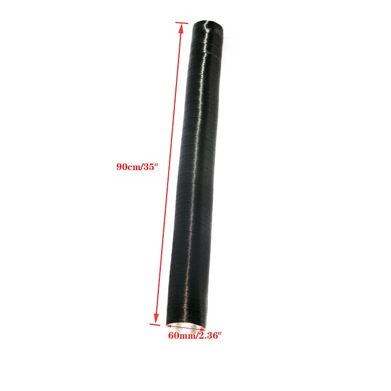 Tuyau d'échappement ondulé extensible, tuyau Flexible à Combustion 25/42/60/75/77mm pour Webasto Eberspacher Auto