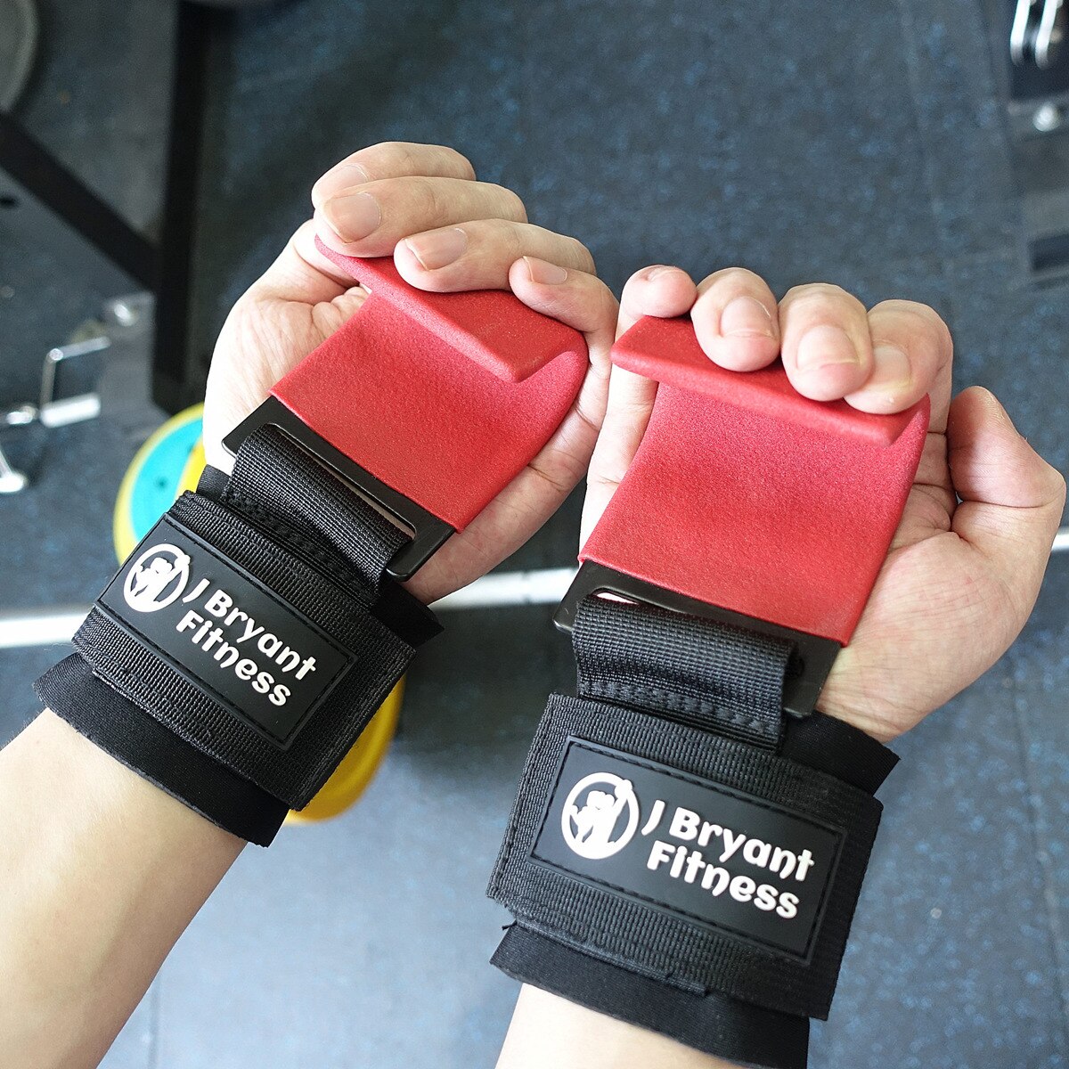 siłownia waga haki robić dźwigania uchwyty z opaski na nadgarstek pasy trójbój siłowy rękawiczki robić podnoszenia ciężarów chwyt ćwiczyć ciągnąć w górę trening siłowy