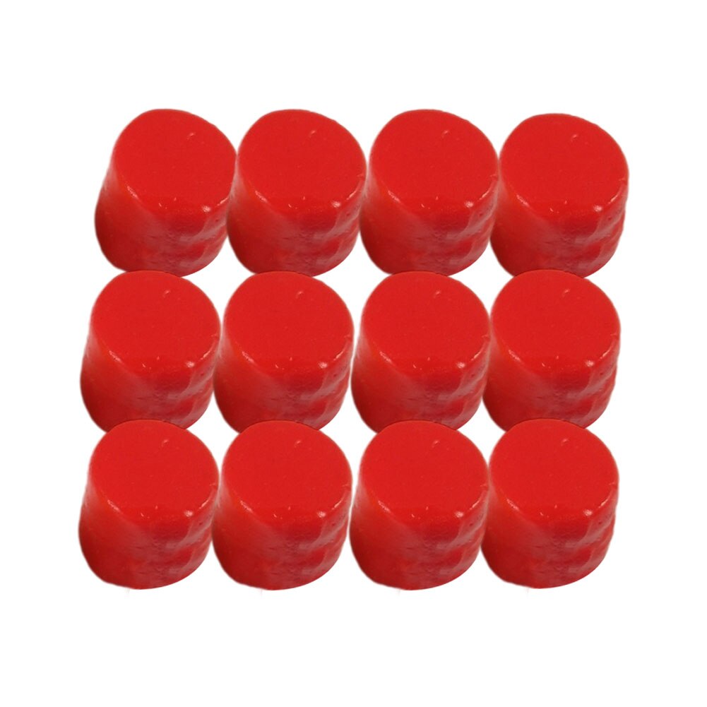 12 Stuks Oordopjes Beschermende Oordoppen Silicone Soft Waterdicht Anti-geluid Oordopjes Protector Zwemmen Douchen Water Sport: Red