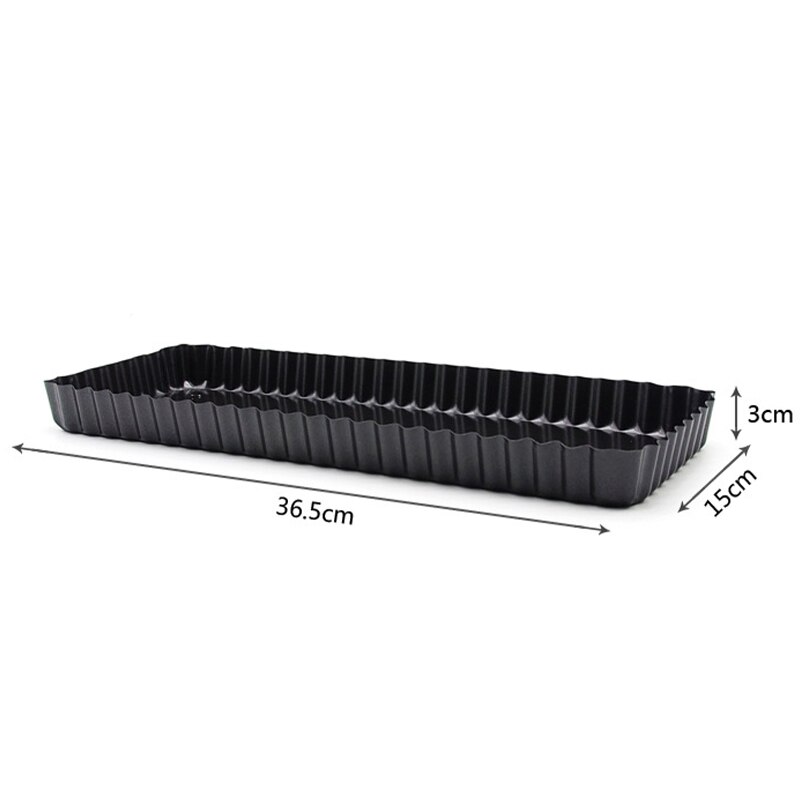 Large Size Fluted Pie Tart Pan Nonstick Baking Dish Pie Pan Removable Bottom Tart Cake Mould Cheese Cakes Desserts Pastry Tools