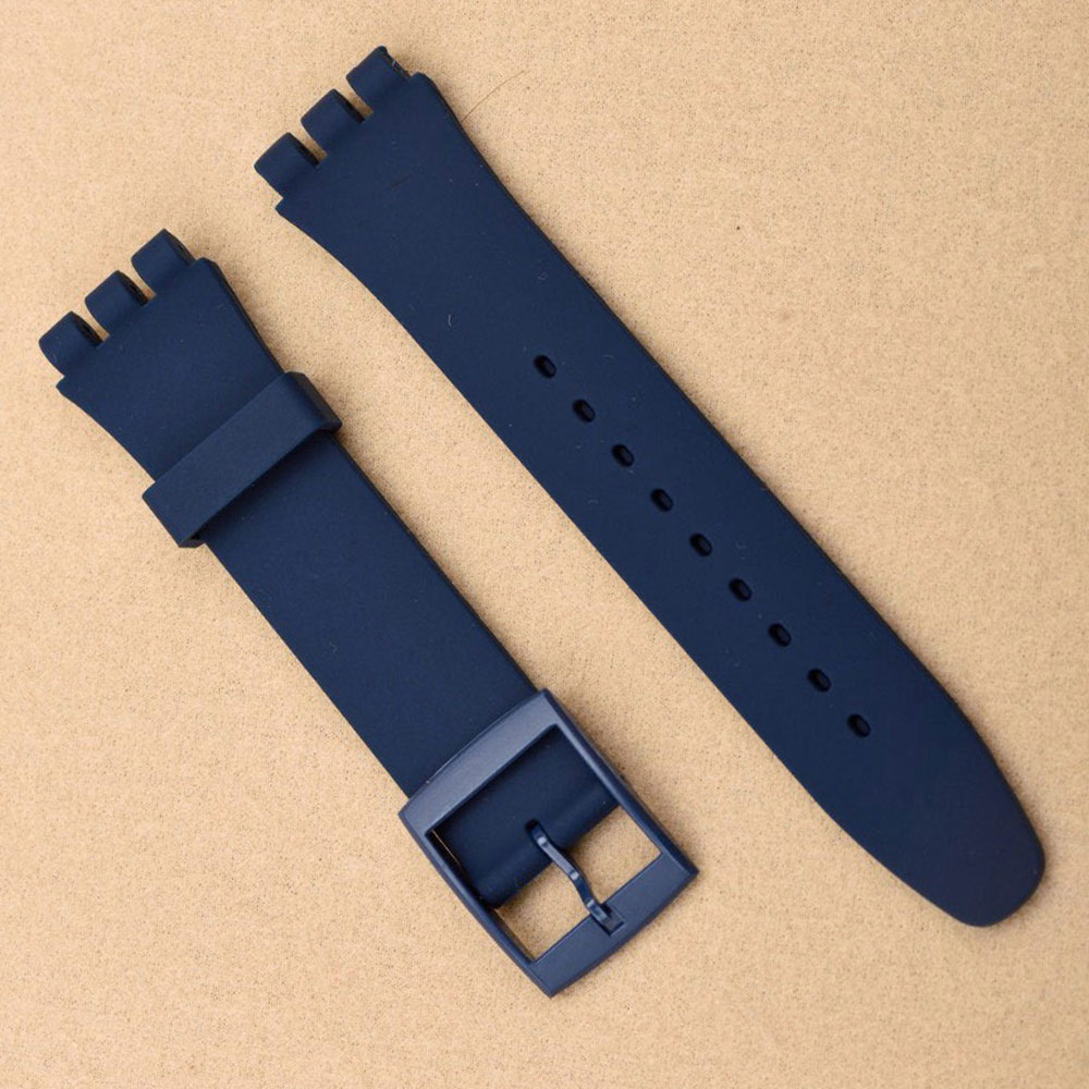 Accesorios de reloj para Swatch, correa de silicona con hebilla de 17mm y 19mm, correa de goma, correa deportiva para hombres y mujeres, correa de reloj de 20mm