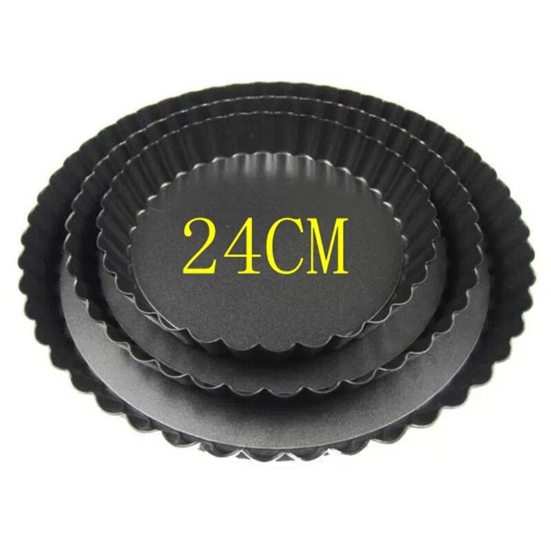 1PCS Non Stick Pie Cake Tart Removable Bottom Baking Pastry Mold Pan: 24cm