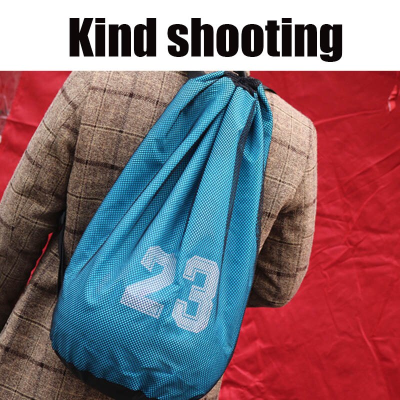 Sportsball ryggsekk basketball fotball oppbevaringsnett bag trening ball mesh bag
