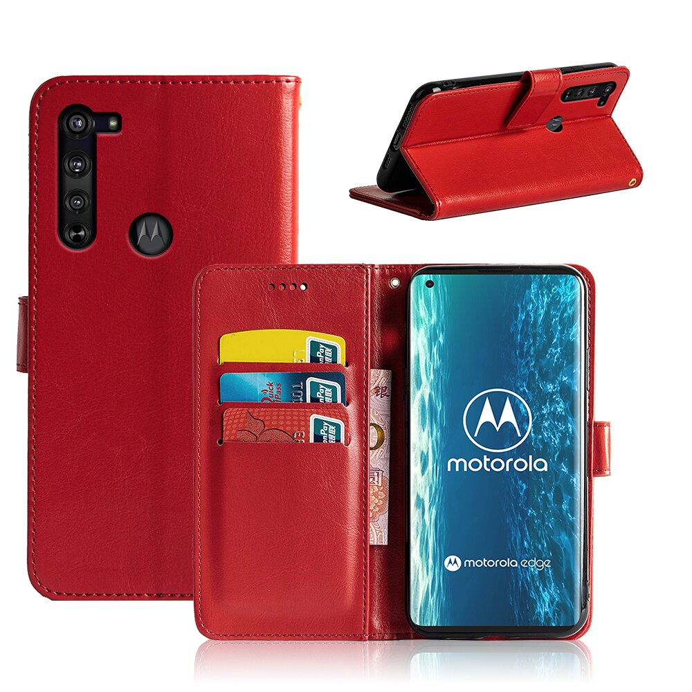 NINY Para Motorola Borda Moda Phone Case New Arrival Macio de Proteção Integral de Alta-qualidade e de material durável para o serviço vida: Red