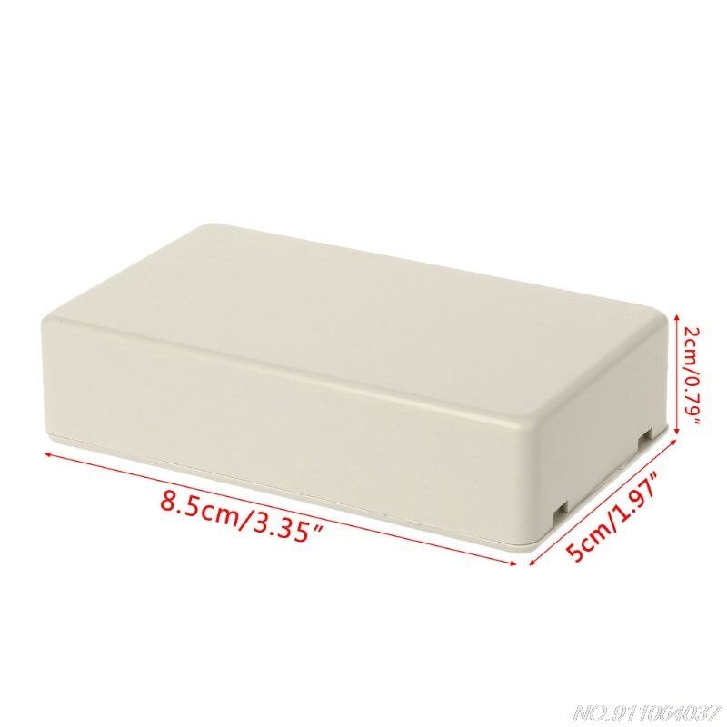 Plastelektronik projektboks kabinet kasse diy 3.34\ "l  x 1.96\ " w  x 0.83\ "h  n23 20
