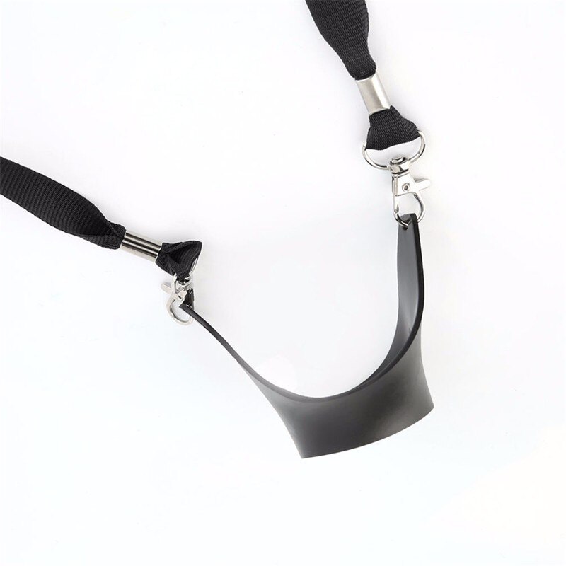 1PC Strap Wine Sling Yoke Glass Holder Support Neck Strap for Birthday Cocktail Party Bar Tools Portable Black Wine Glass Holder