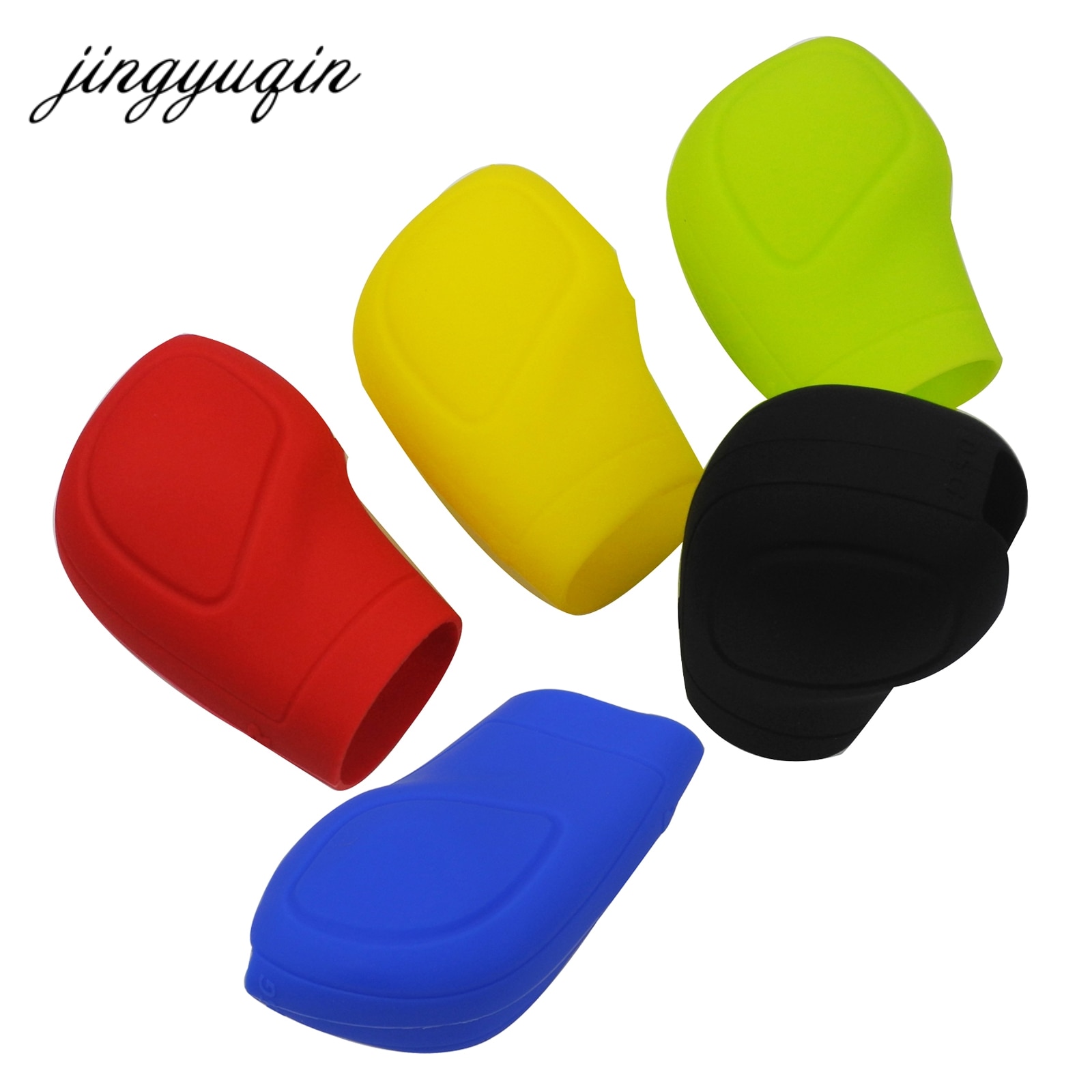 Jingyuqin 10 stks/partij Siliconen Case Gear Hoofd Shift Halsbanden Pookknop Grips Cover Voor Universele Decoratie Auto Accessoires