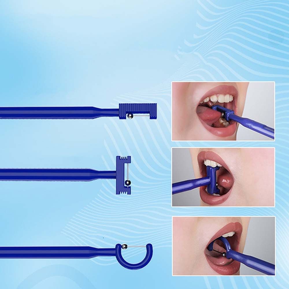 Children Tongue Tip Exercise Tool Tongue Adults Oral Muscle Training Tool Kids Autism Speech Therapy Talk Tool