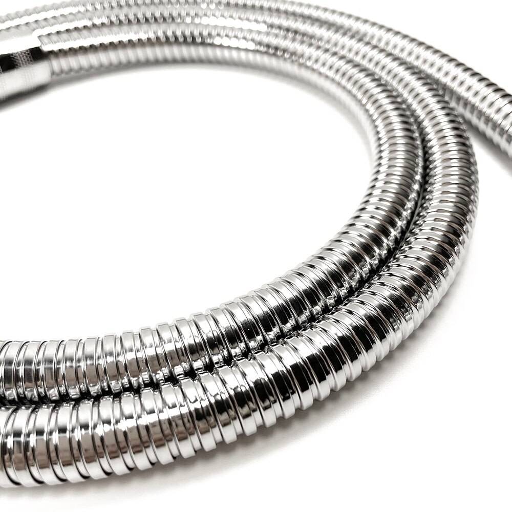 Stainless Steel Flexible Shower Hose Long Bathroom Shower Water Hose Extension Plumbing Pipe Pulling Tube Bathroom Accessories