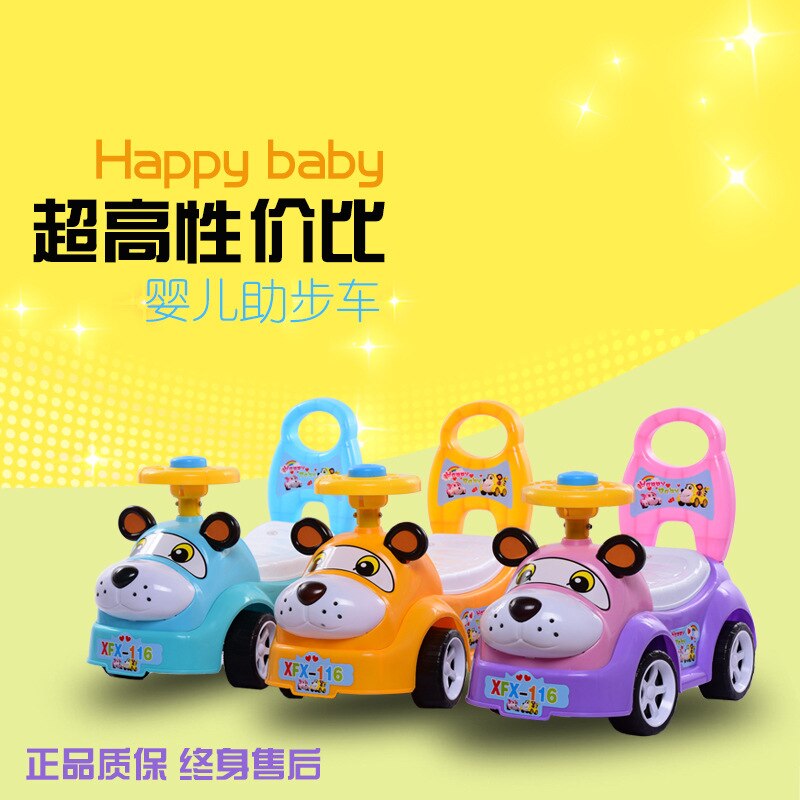 De baby speelgoed auto voor kinderen yo auto twist auto Wandelaar scooter 1-3 jaar met muziek