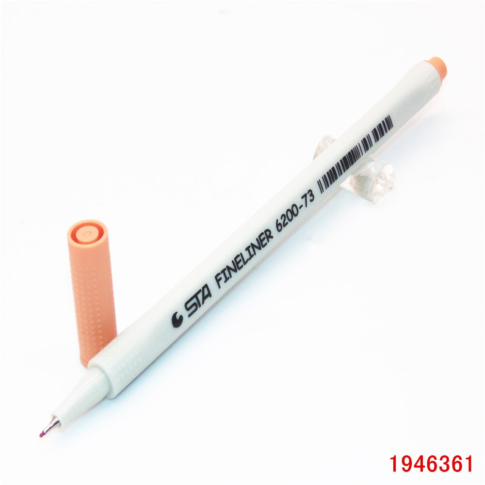 0.4mm 18 farger fine liner penner superfine tusj penn kunst tegnepenn for barn graffiti krok fiber penn: 73