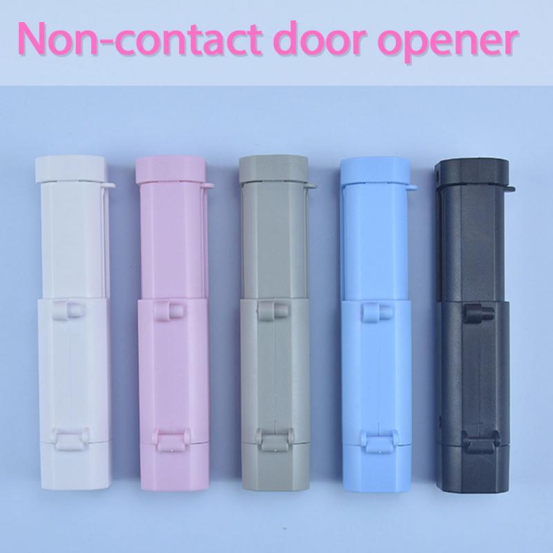 Touch Screen Buttons Door Opener Hygiene Hand Contactless Press Elevator Tool Portable Door Opener Key Tool Door Starter