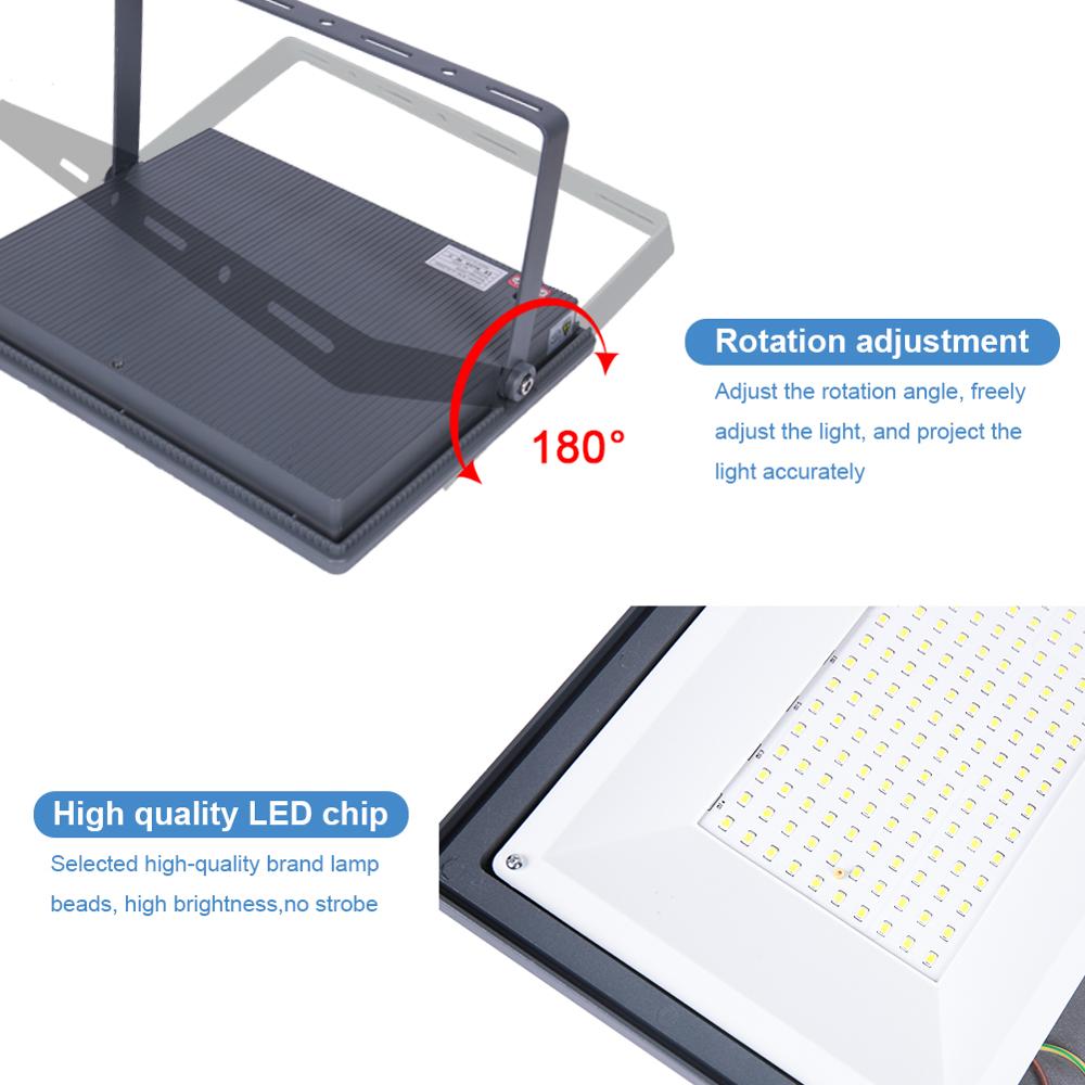 LED Flood Light 50W 100W 150W 200W 300W 110V/220V Waterproof IP67 Spotlight Outdoor Garden Lamp Led Floodlight