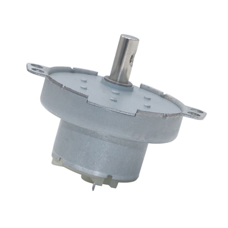 DC 12V High Torque Metal Gear Speed Reduction Motor Display Frame Moving Fan BBQ Motor Head Accessories JS50T W0YD