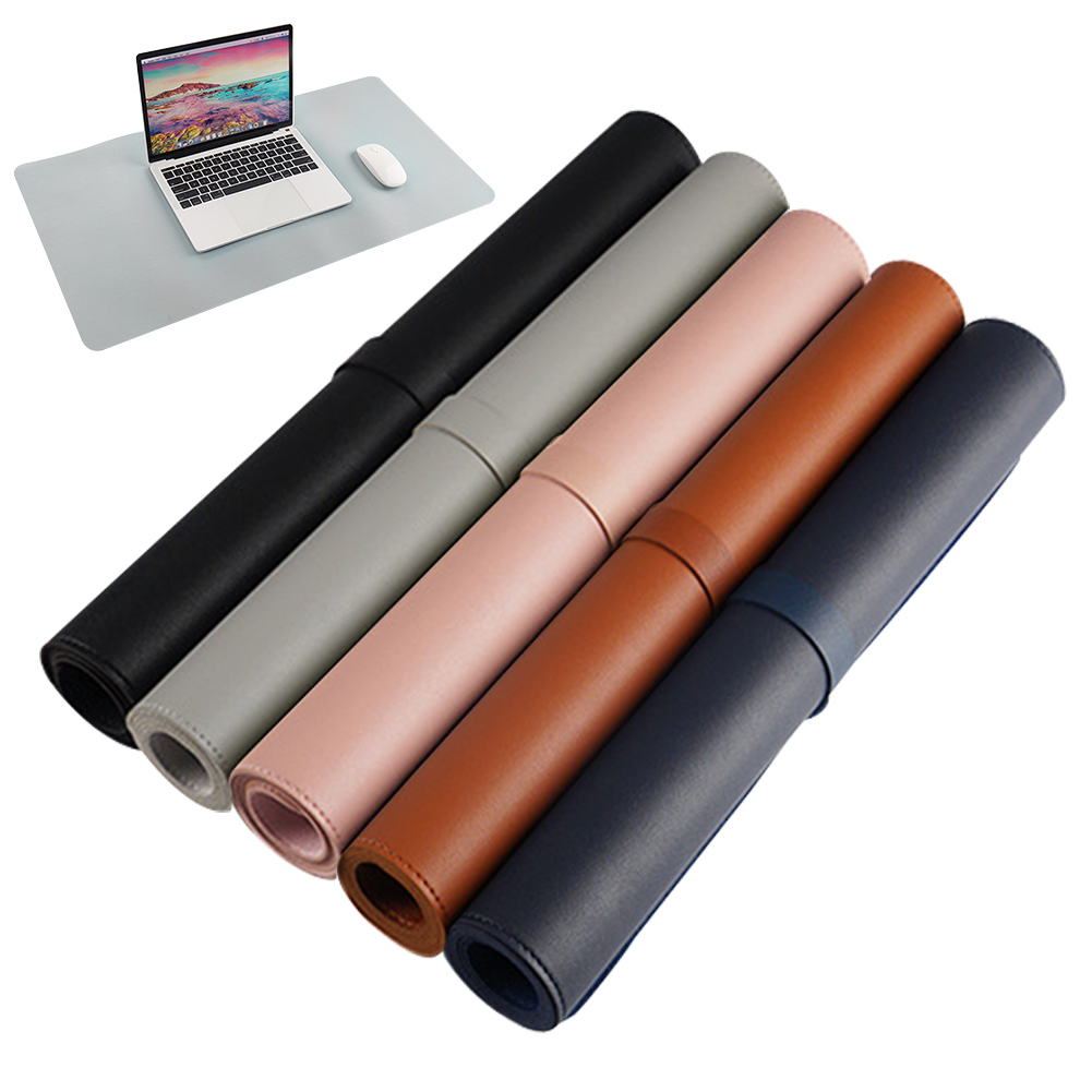 80x40 Cm Large Dual Use Resting Surface Home Anti Scratch Protective Desk Writing Mat PU Leather Office Easy Clean Mouse Pad