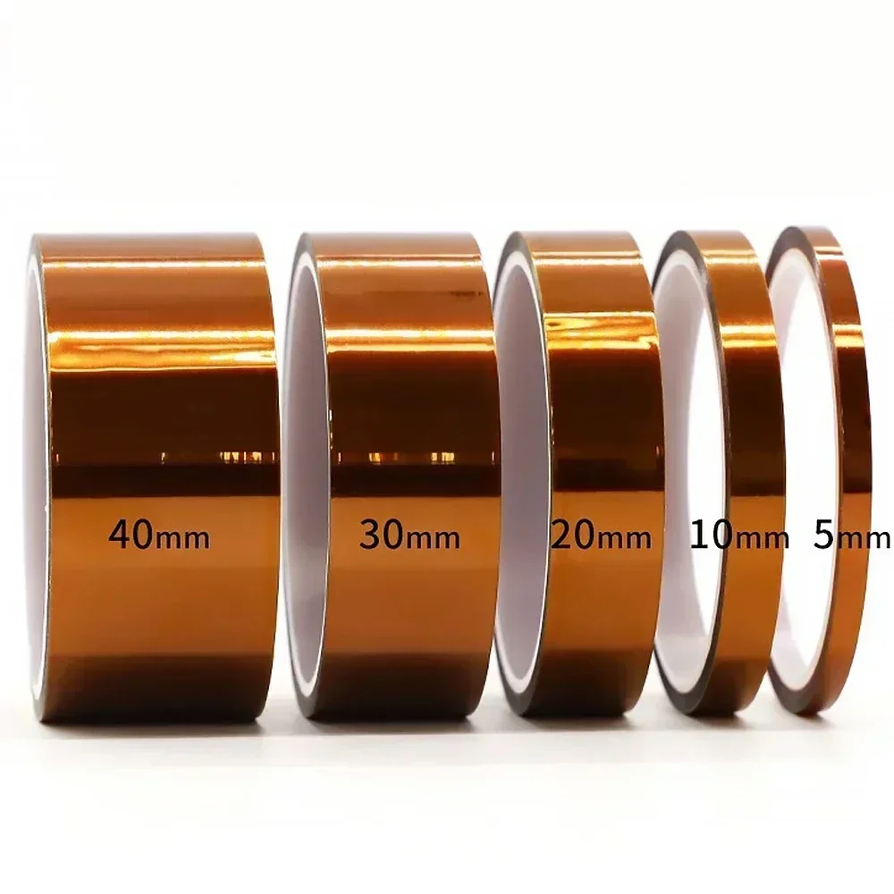 Cinta Kapton de poliimida, cinta adhesiva aislante de 5-40mm, loteптоновы©, cinta térmica para protección de tablero: 240 mm