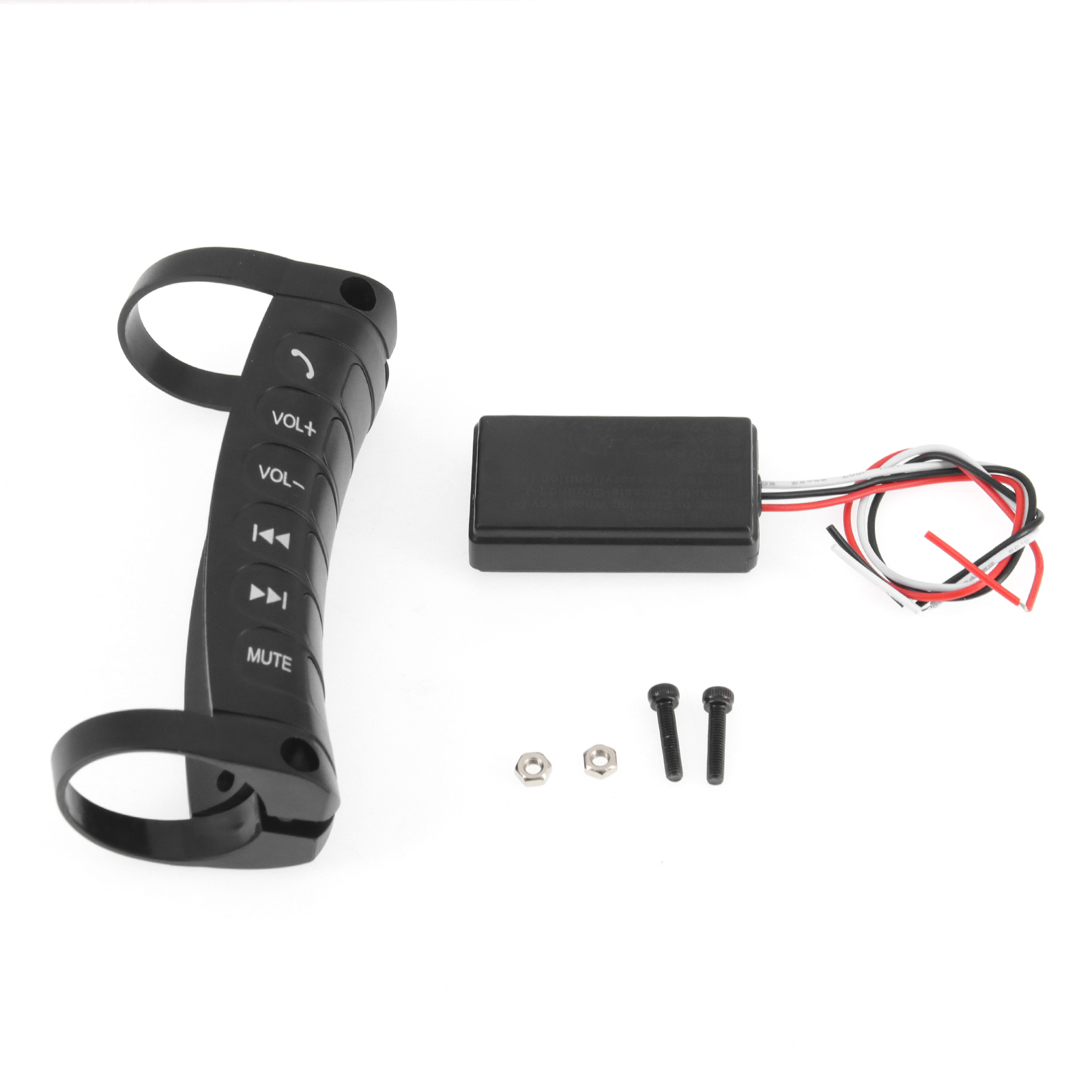 Telecomandi universali per controllo volante a 6 tasti Pulsanti interruttori per auto senza fili compatibili con Bluetooth per androide volume