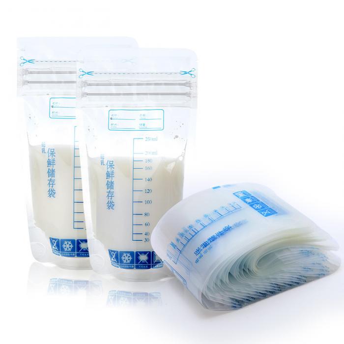 30 stk 250ml bpa gratis babysikre fodringsposer fødemælk fryseposer modermælk babymad opbevaring modermælk opbevaringspose