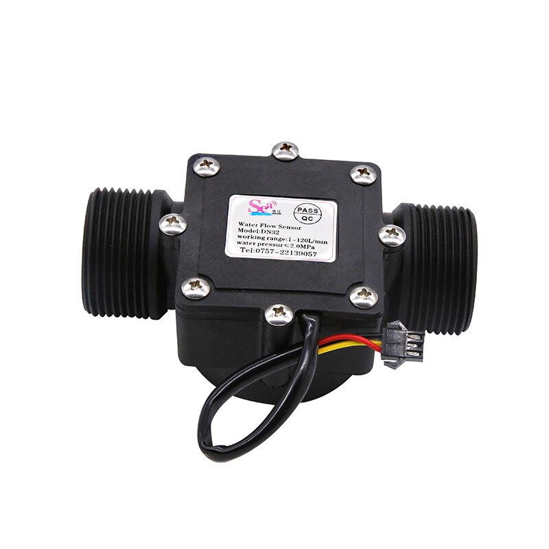 Hall water flow sensor DN32 water flow sensor 1.25 inch flow sensor liquid industrial water flow meter