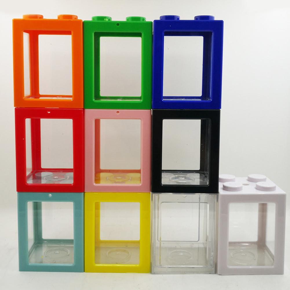 LanLan Stacking Ecological Bucket Mini Fish Tank Algae Ball Spider Box Small Mini Reptile Row Cylinder