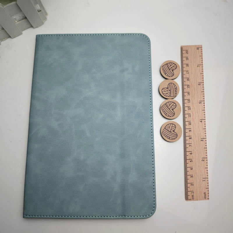 Crochet Knitting Pattern Holder Portable Magnetic Knitting Chart Keeper Needle Art Pattern Chart Holder For Knitting: Navy Blue