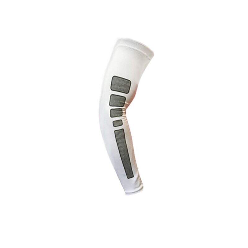 Strengthful Elbow Arm Warmers Riding Cycling Arm Sleeve Basketball Sport Elbow Silicone Men Women Anti UV Running Compression: W / XL