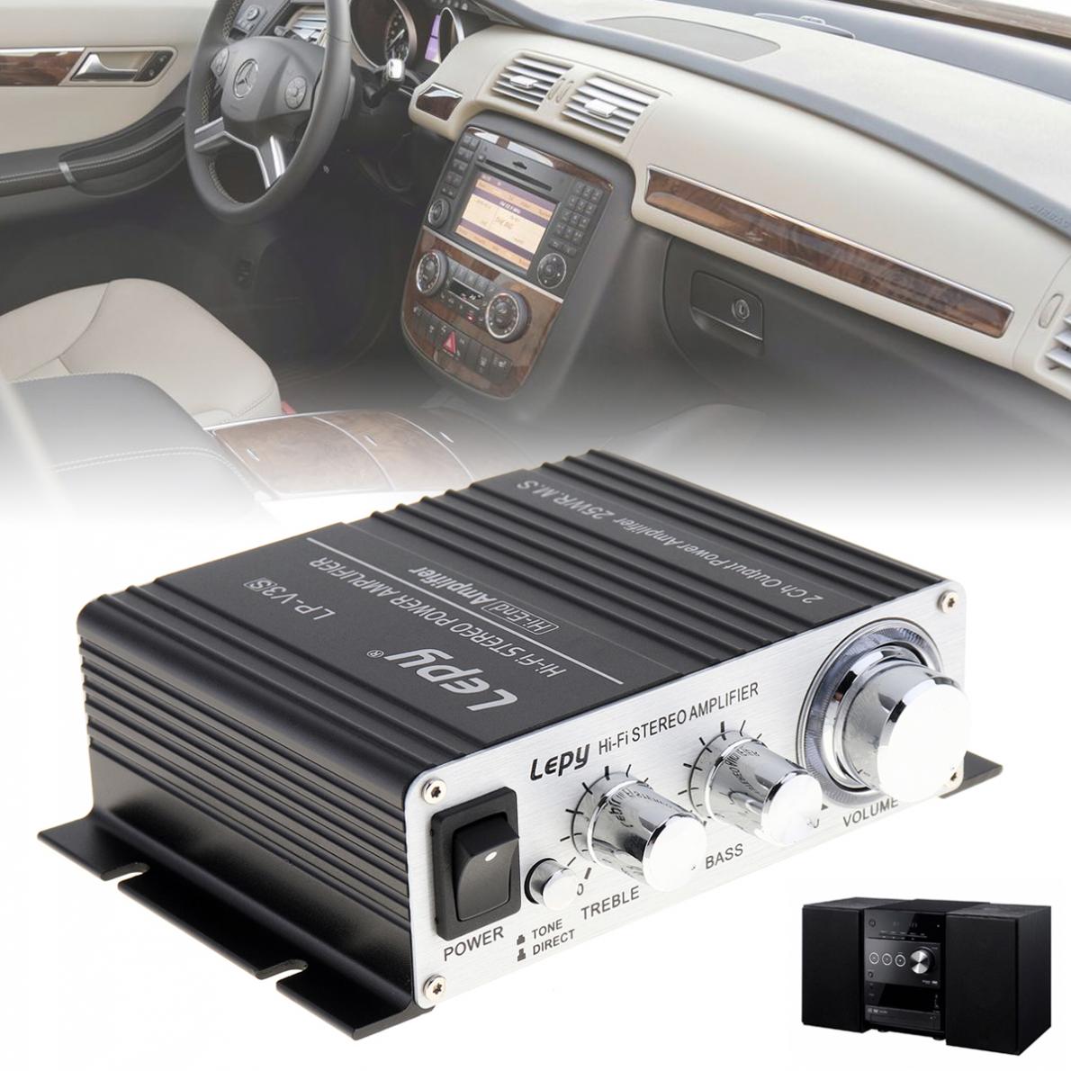 Mini 700W 12V Hi-Fi Car Stereo Versterker MP3 Motorfiets Auto Amp