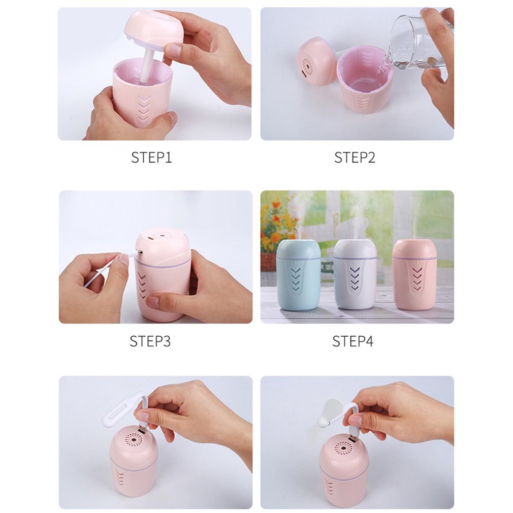 3 in 1 humidifier usb mini home aromatherapy deodorization car spray instrument ultrasonic air humidifier