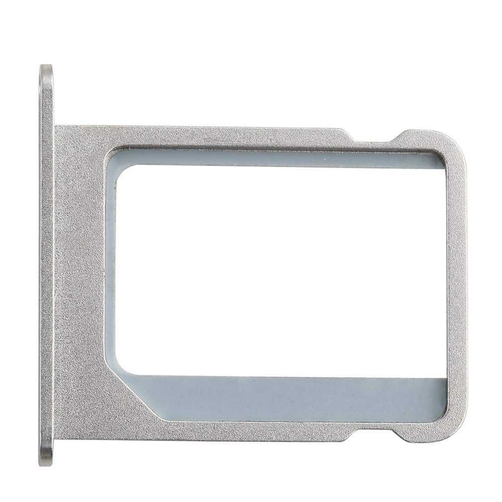 50 Stks/partij Silver Metal Micro Sim Kaart Lade Houder Slot Vervanging Voor Apple Voor Iphone 4 4G 4S 4th 19X18Mm (Max)