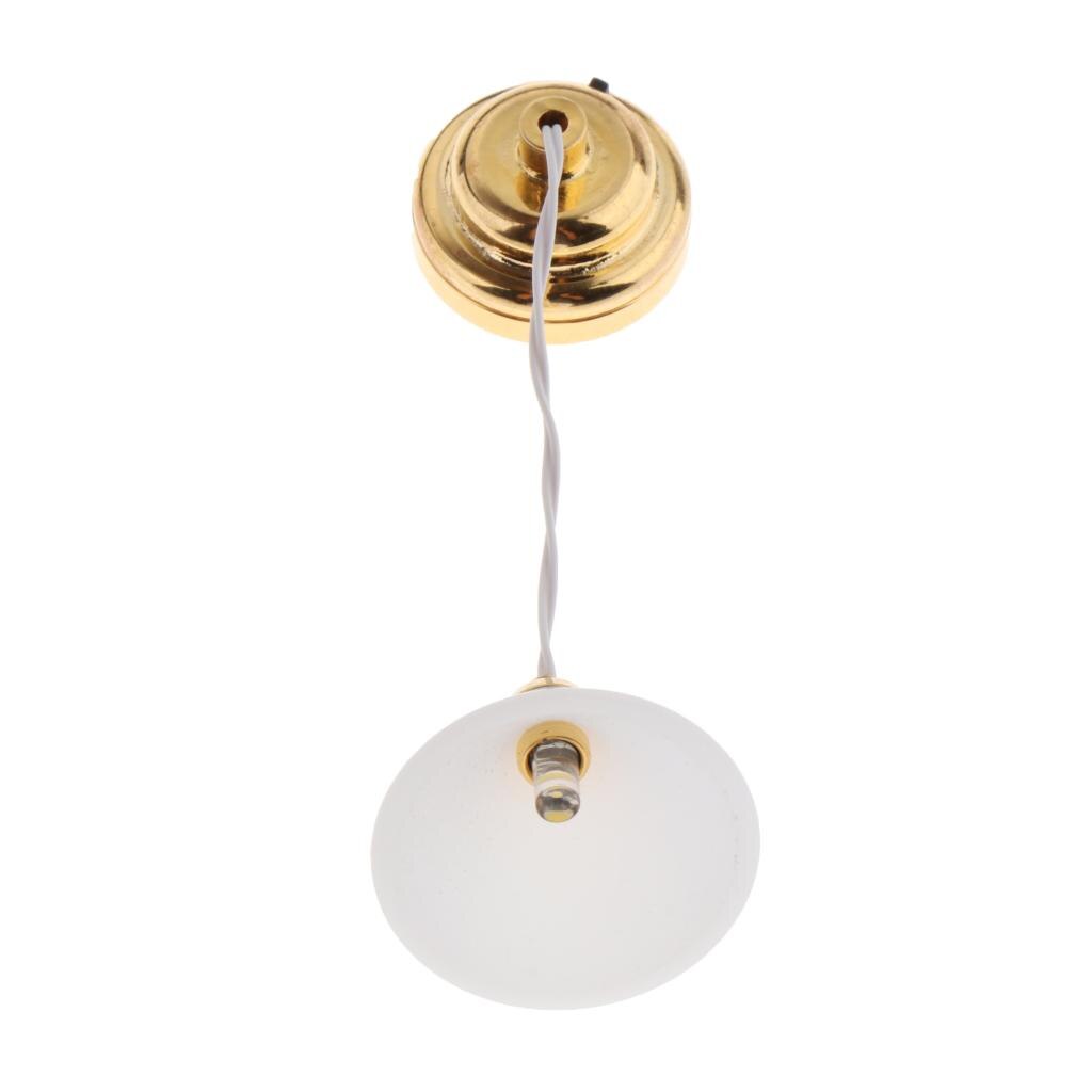 Miniatuur Poppenhuis Plafond Lamp Mini Led Licht Voor Poppenhuis Meubels