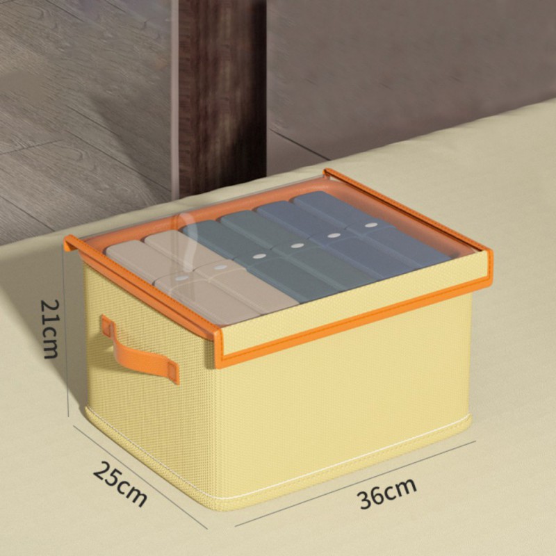 Foldable Home Storage Box Clothes Trousers Home Multi-functional Compartment Drawer Wardrobe Soild Color Storage Boxes