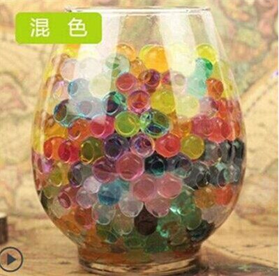 Bolas de gelatina mágicas para cultivo de barro, cuentas de agua de hidrogel en forma de perla para decoración del hogar y boda, 1000 unids/lote: mix