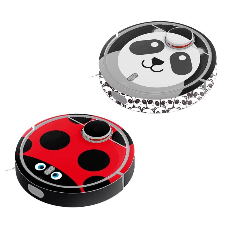 5 stylów szyk Słodki kreskówka naklejki ochronne dla xiaomi robot odkurzacz pyłoszczelne naklejki upiększanie akcesoria L69D