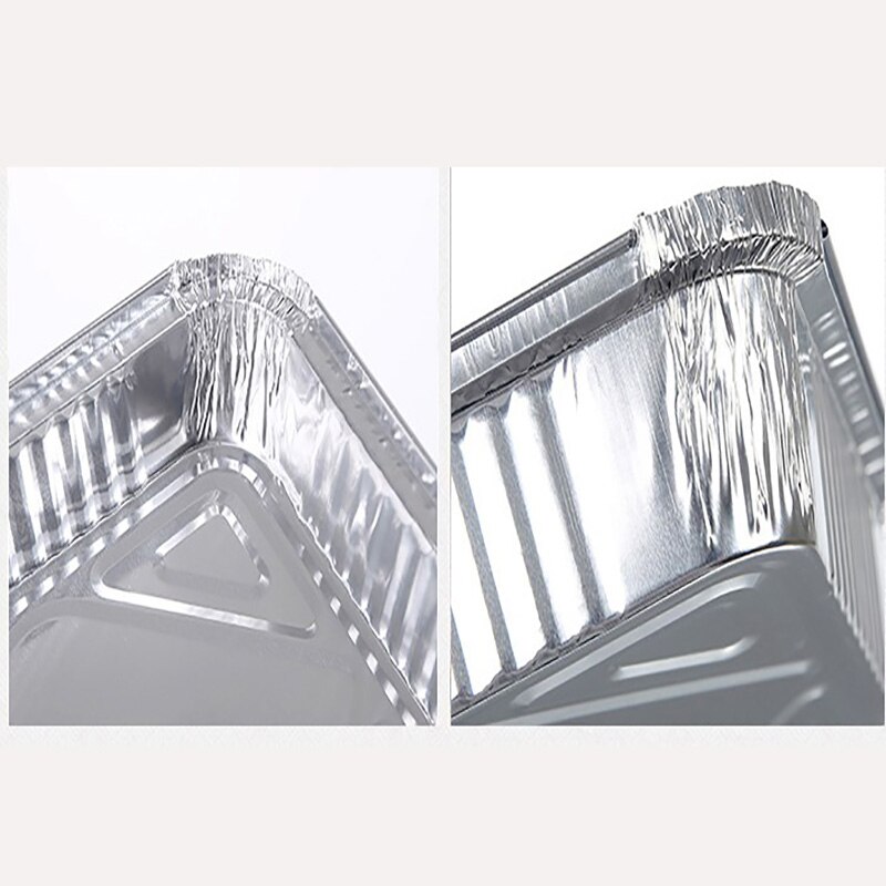 10 st engångs bbq droppformar aluminiumfolie fett återvinningsbar grill fångstbricka för weber utomhustillbehör baktillbehör