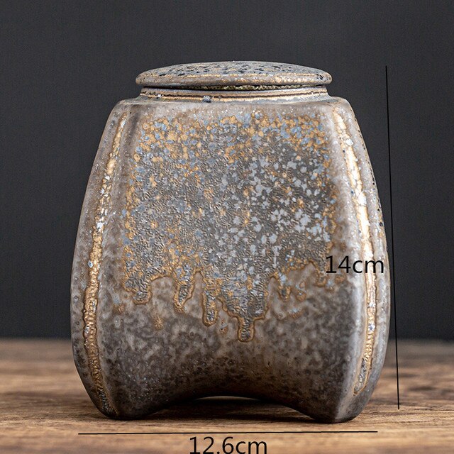 Keepsake Urn Container for Ashes Pet Memorial Cremation Urns Ceramic Urn Funeral Urns: 1pcs4