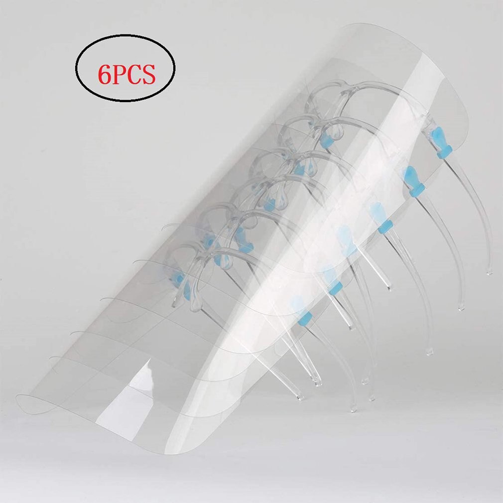 Materiaal Full Face Dubbelzijdig Beschermende Masker Mode Veiligheid Masker Verlengd Arc Anti-Fog Maskers