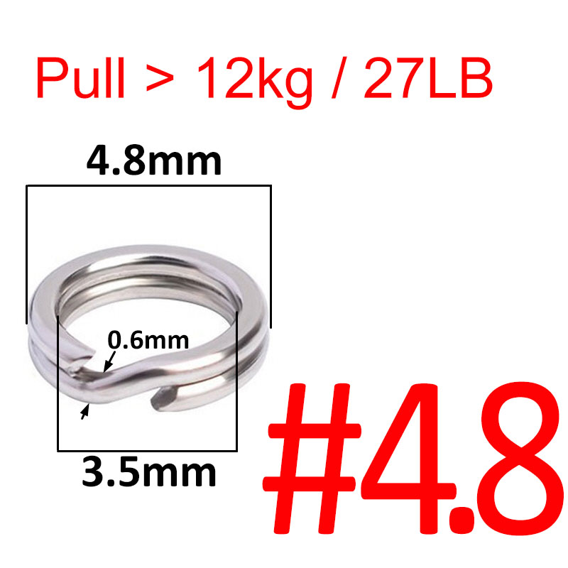 100 or 50 Pcs Stainless Steel Split Ring Fishing Double Loop Oval Split Ring Accessories For Carp Fishing Hook Snap Lure Swivel: 11 / PURPLE