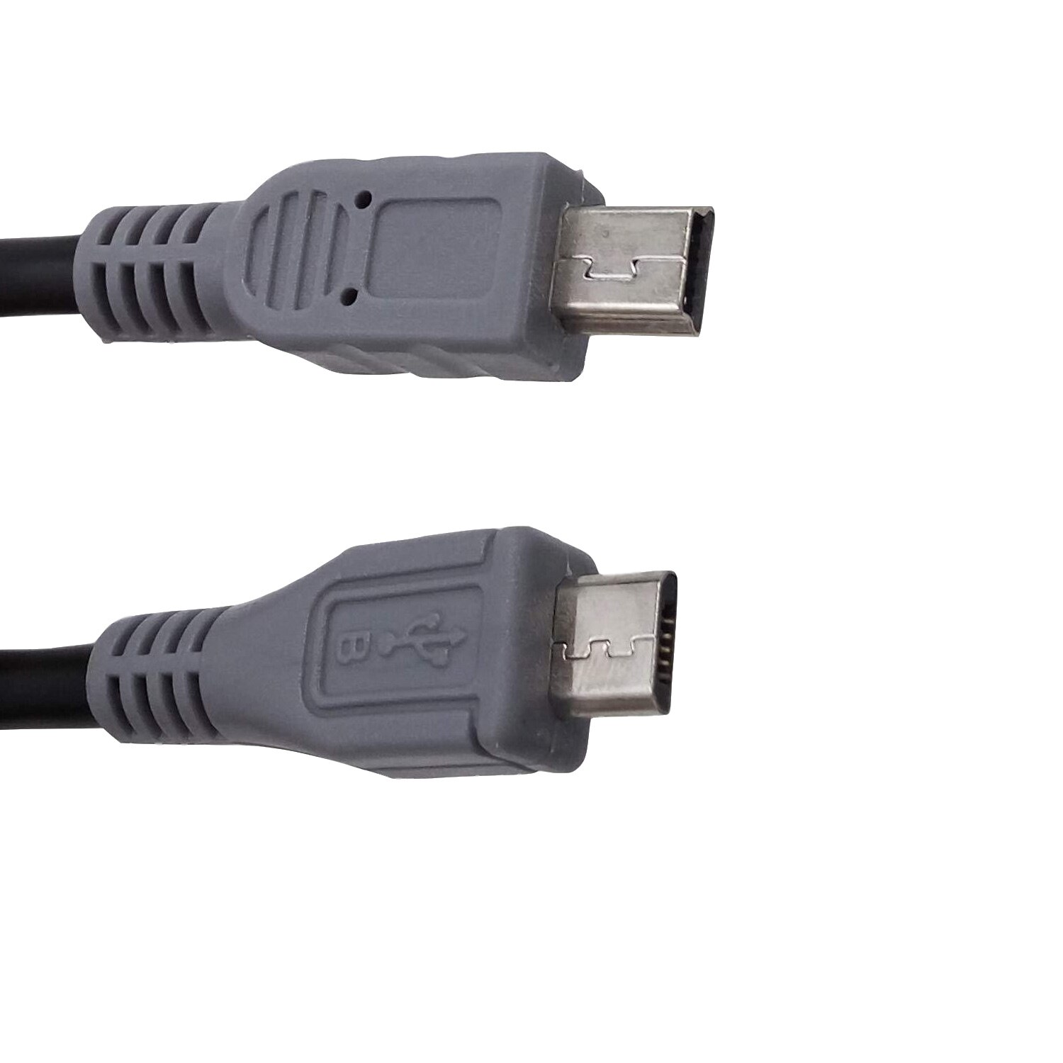 1pc mini usb type  b 5 ben han til micro b han 5 ben konverter otg adapter ledning datakabel 25cm