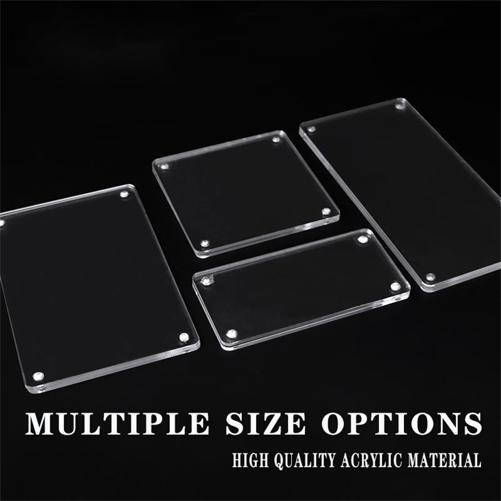 Acrylic Transparent Strong Magnetic Flat Sticker Price Display Stand Shopping Mall Supermarket Hotel Counter Advanced Label Card