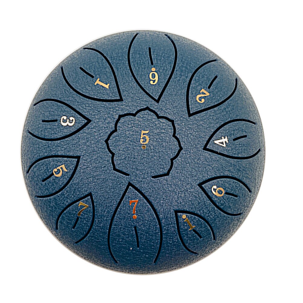 11 Tune Tongue Drum 6 Inch Steel Tongue Drum Kits With Drumstick Finger Cots Drum Bag Drumstick Stand Bag Digital Audio Sticker: 06