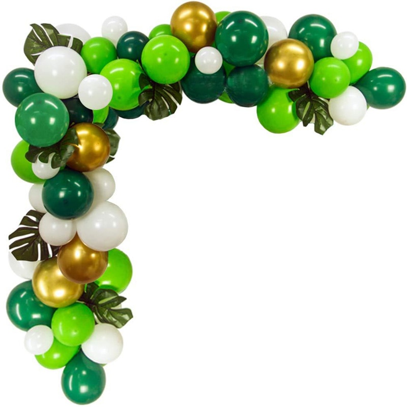 22-teiliges Dschungel-Party-Dekoset – Mit Riesenzahl 1, Tier-Folienballons & Latexballons Für 1. Geburtstag, Safari-Thema